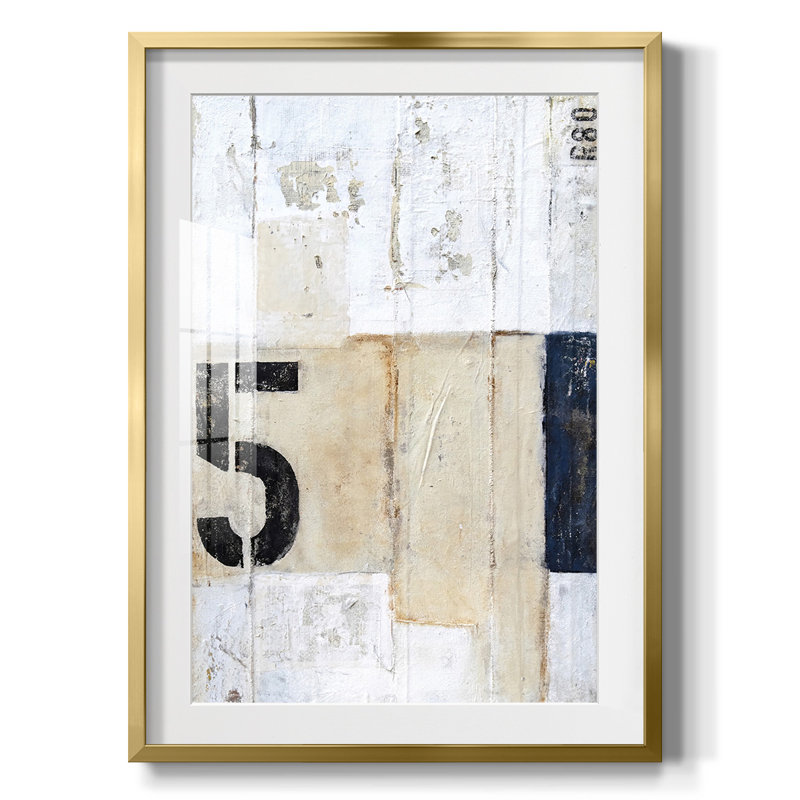 5e rangée - Impression encadrée, 28.5" H x 20.5" W, Gold