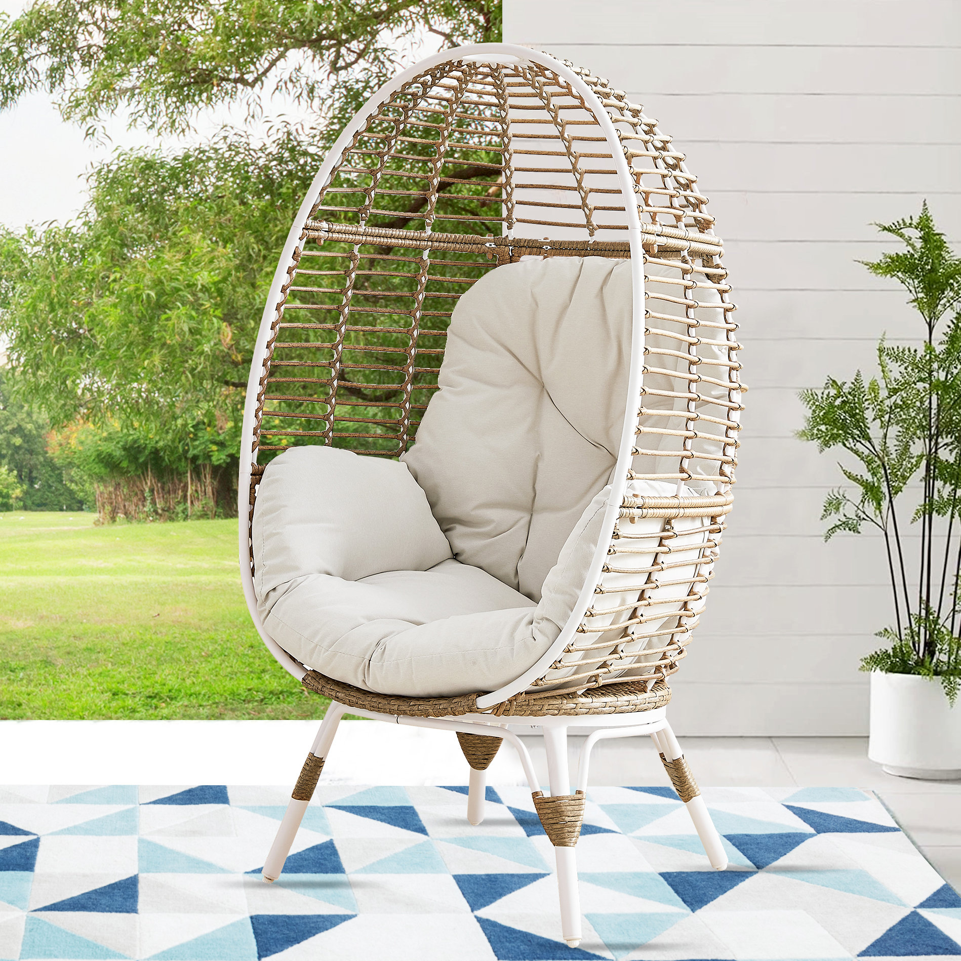 Bayou Breeze Antoya Outdoor Lounge Chair | Wayfair