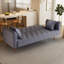 Canapé futon doux et confortable avec revêtement capitonné-615356147