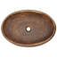 Alpen Home Dockside 59mm L x 40mm W Brown Ceramic Oval Sink