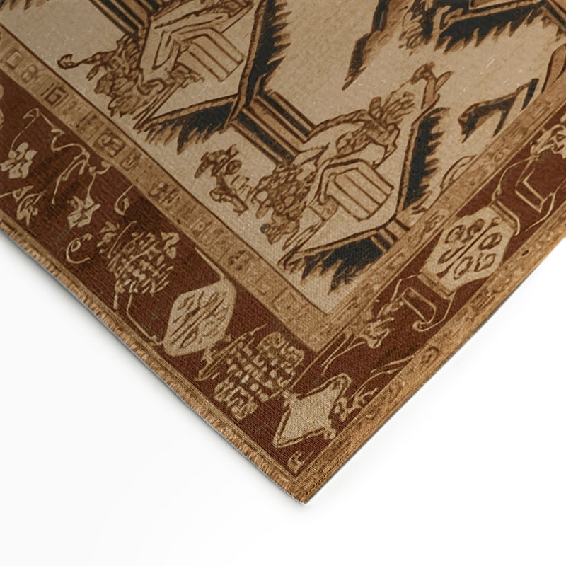 Tapis intérieur et extérieur ArtDeco, Rectangle 5 pi x 7 pi