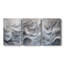 ABSTRACT Series CDL XXII - Toile tendue sur mesure avec châssis - 3 pièces-1167347811
