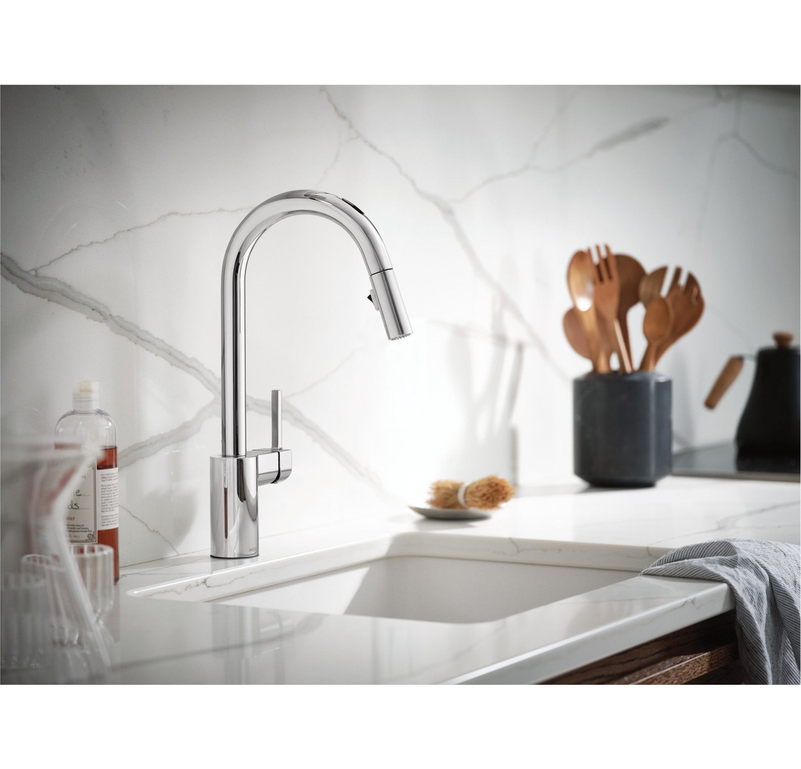 Align Smart Touchless Faucet with Accessories, Chrome