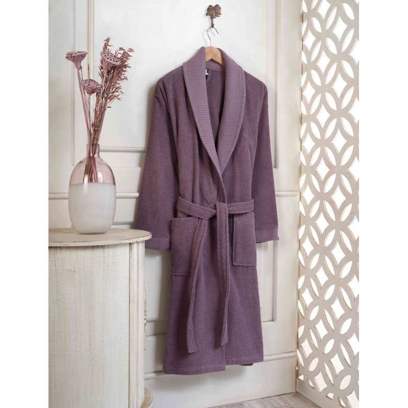 Peignoir 100% coton avec poches