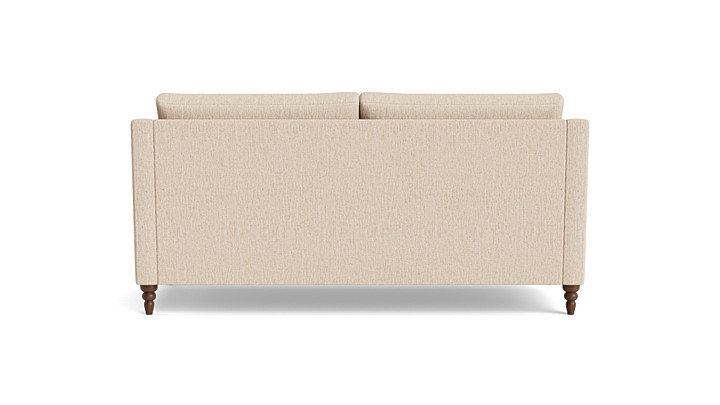 Vera Loveseat (70"), Walnut Finish (Turned), Performance Weave - Tan