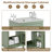 20" Freestanding Single Bathroom Vanity with Ceramic Top-1504980504