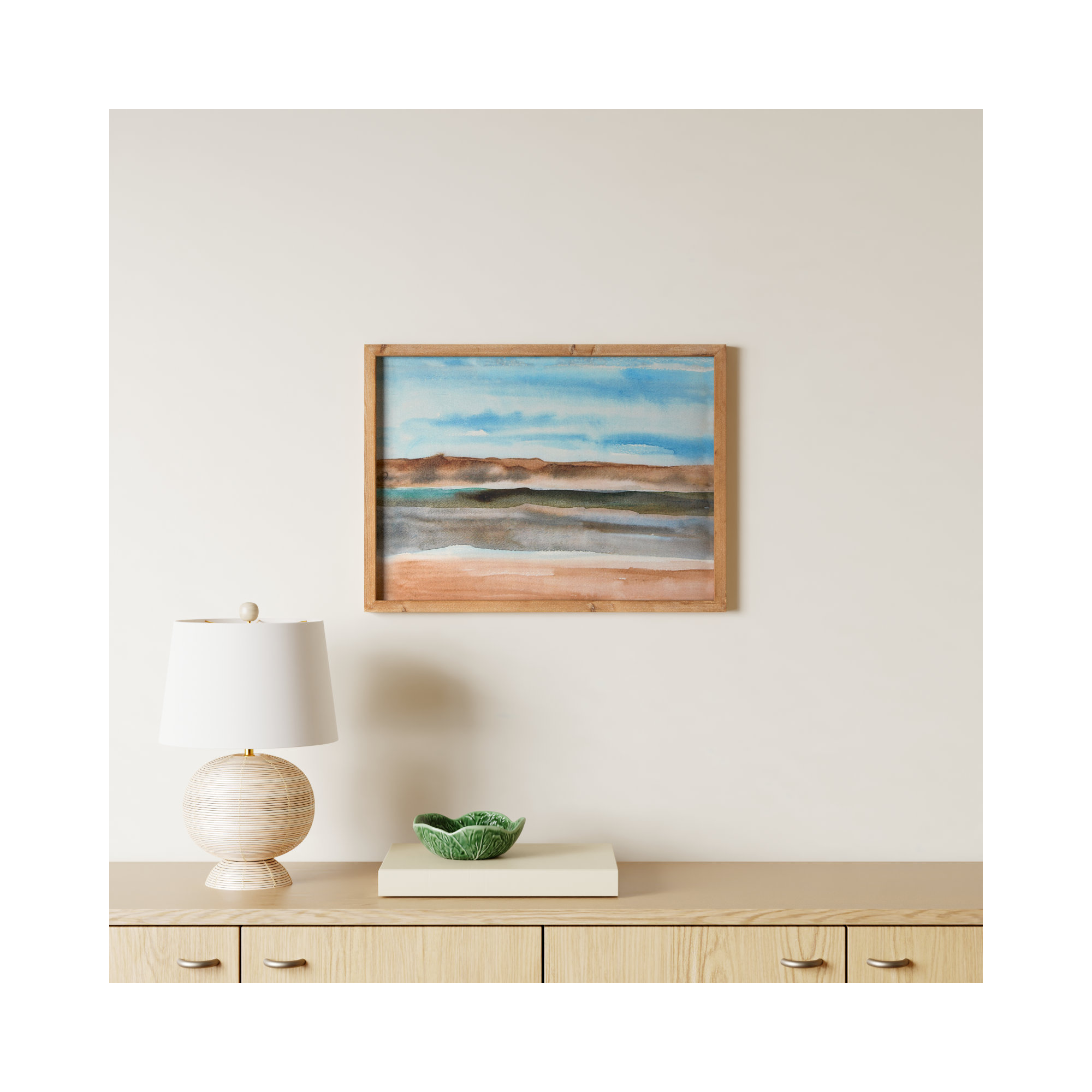 Abstract Watercolor Landscape