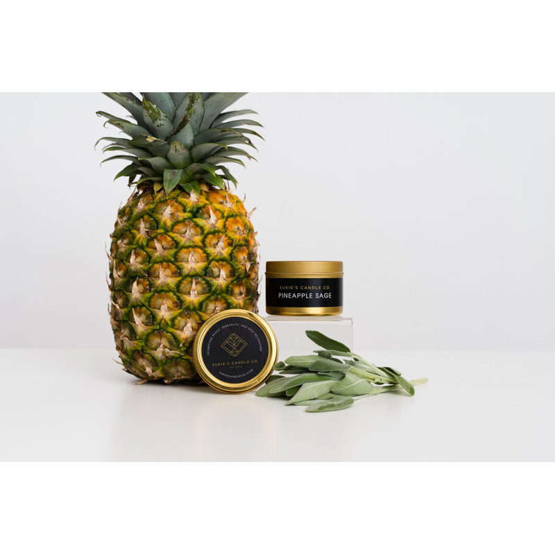 Pineapple Sage Scented Travel Size Candle