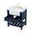 Pelaghia 30'' Single Bathroom Vanity with Marble Top-57367881