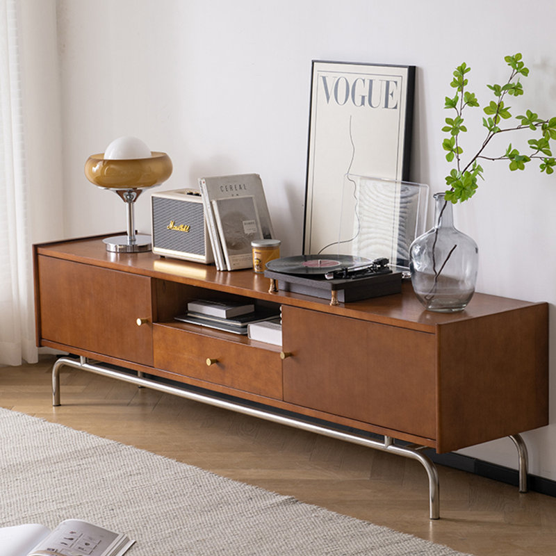 Retro furniture TV cabinet, 82.68"
