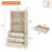 71 Inches Tall Bookcase With 3 Drawers, 3-Tier Bookshelf With Open Shelves For Home Office, Living Room, 35.4" Wide-853746558-855102974