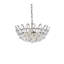 Luminaire suspendu bol unique à 3 lumières avec accents de cristal Abel-491017440-491017441
