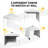 10x10ft Pop-Up Canopy Tent with UV Protection & Waterproof, Complete Setup Kit, Commercial-Grade Steel Frame-112709743