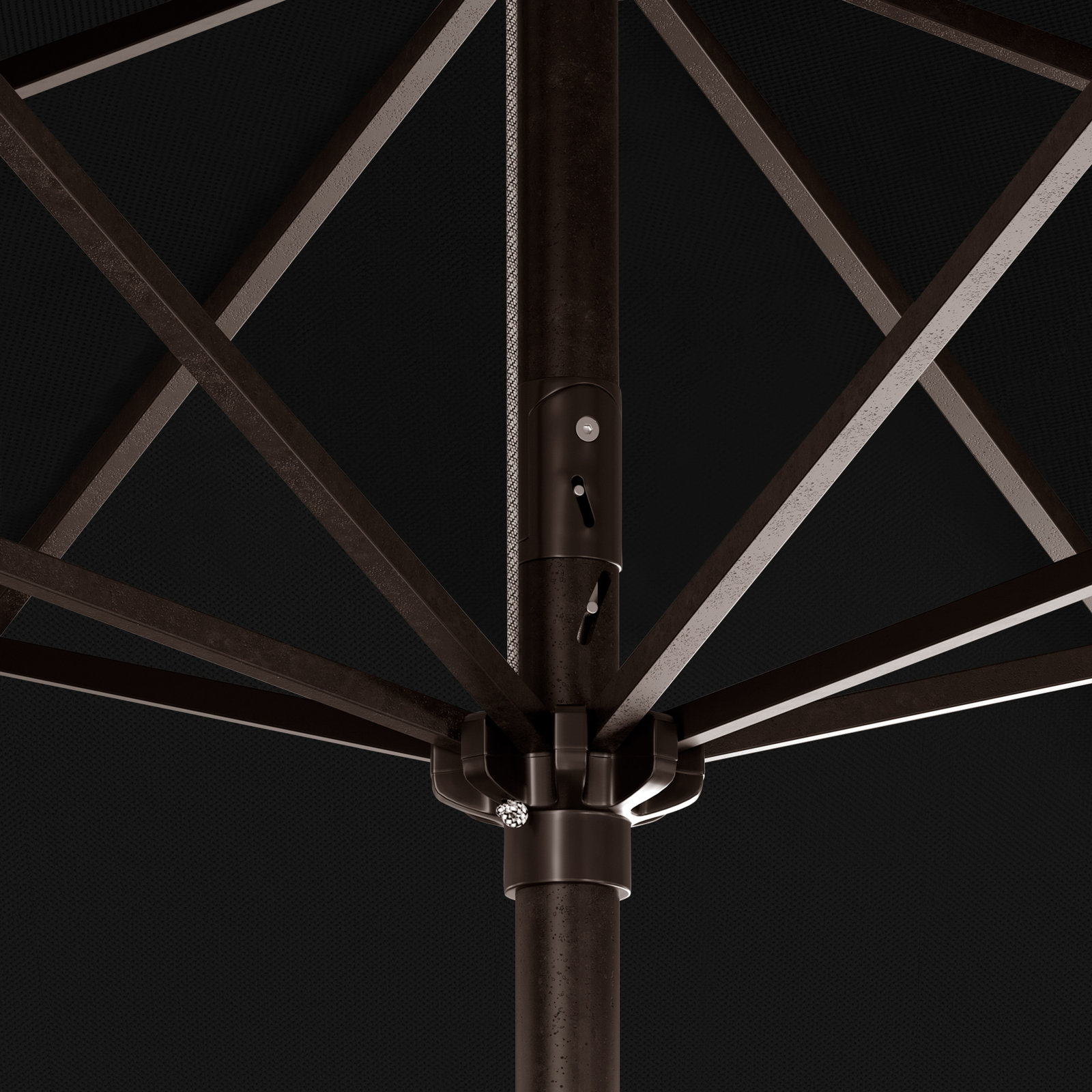 Stevie 9' Umbrella, Black Performance