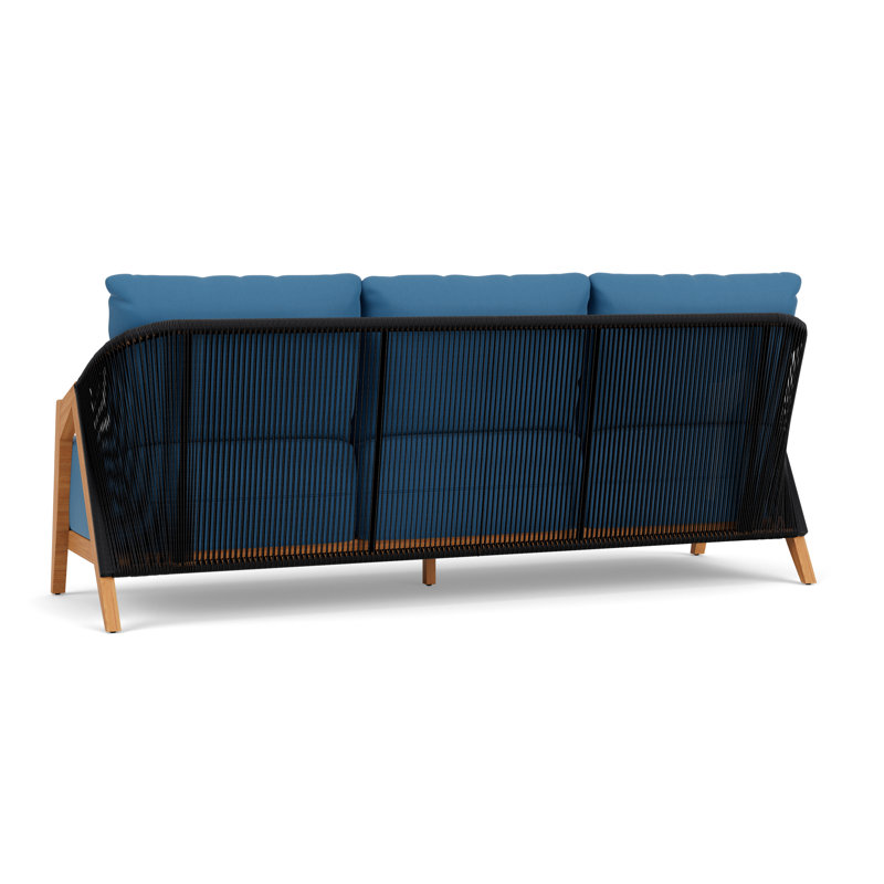 Alpine Outdoor 3 - Seat Patio Sofa, Bamboo Bay Sky