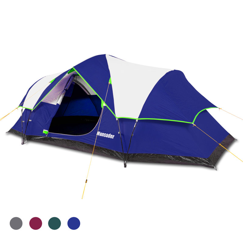 1 tente pour 6 personnes, Bleu