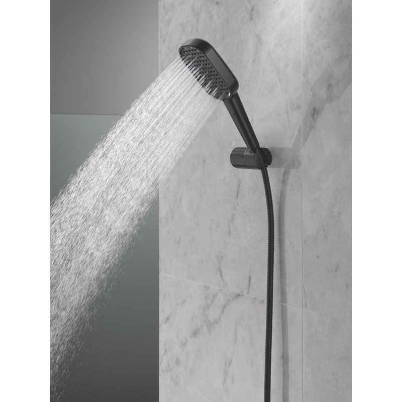 Delta Wall Mount Handheld Shower 4 Setting Matte Black, 1.75 GPM, Matte Black