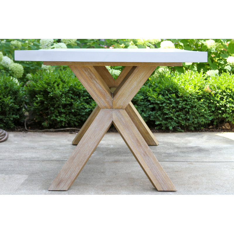 Ensemble repas extérieur pour 6 personnes Fleur