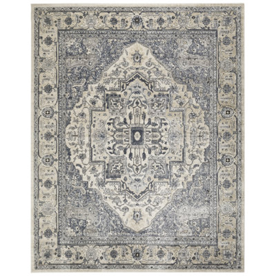 Graelyn Ivory Navy Vintage Indoor Rug