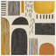 Housse de couette à motif abstrait Mid Century Modern-132499788