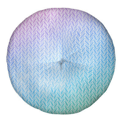 Katelyn Elizabeth Chevron Reversible Throw Pillow