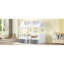 Structure de lit simple en bois, blanc-745186538-745186539