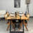 Live Edge Dining Table, Solid Chestnut