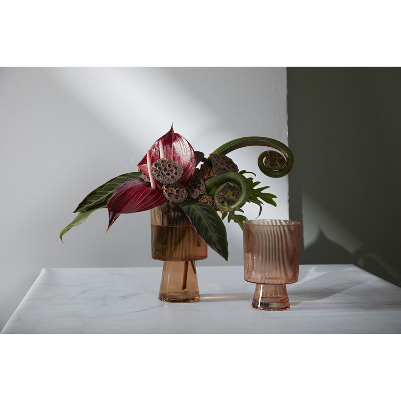 Vase de table Kersten, H 10 po x l 5,75 po x P 5,75 po