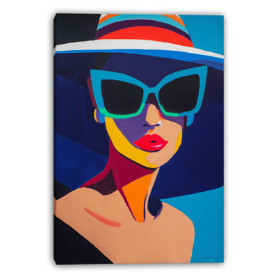 «Bold Riviera», art mural sur toile tendue