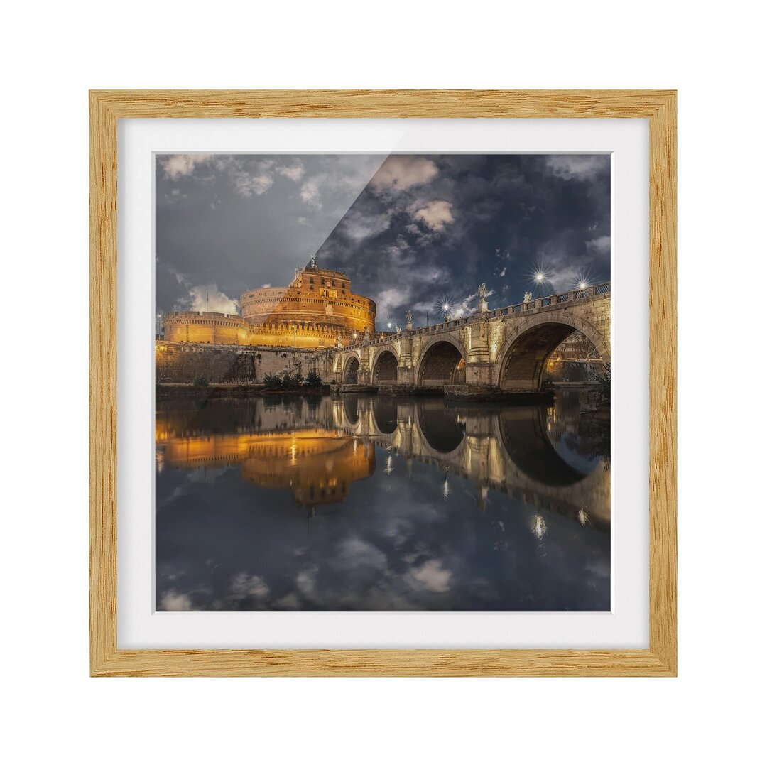 Gerahmtes Poster Ponte Sant Angelo in Rom