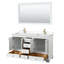 Ensemble de meuble-lavabo double 60 "avec miroir Deborah-97738970-97738972-97754505