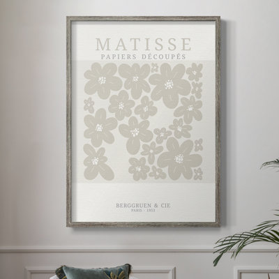 Matisse CDXV III, reproduction d'art encadrée - bois massif