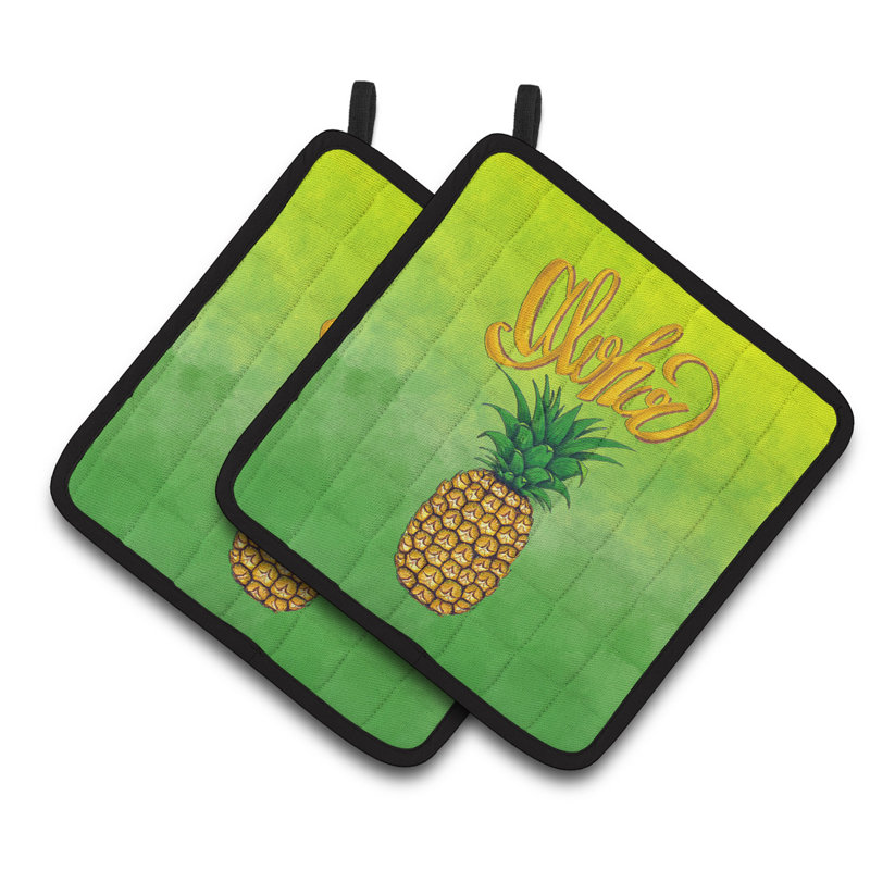 Cuisinier poignée de bienvenue à l’ananas aloha caroline