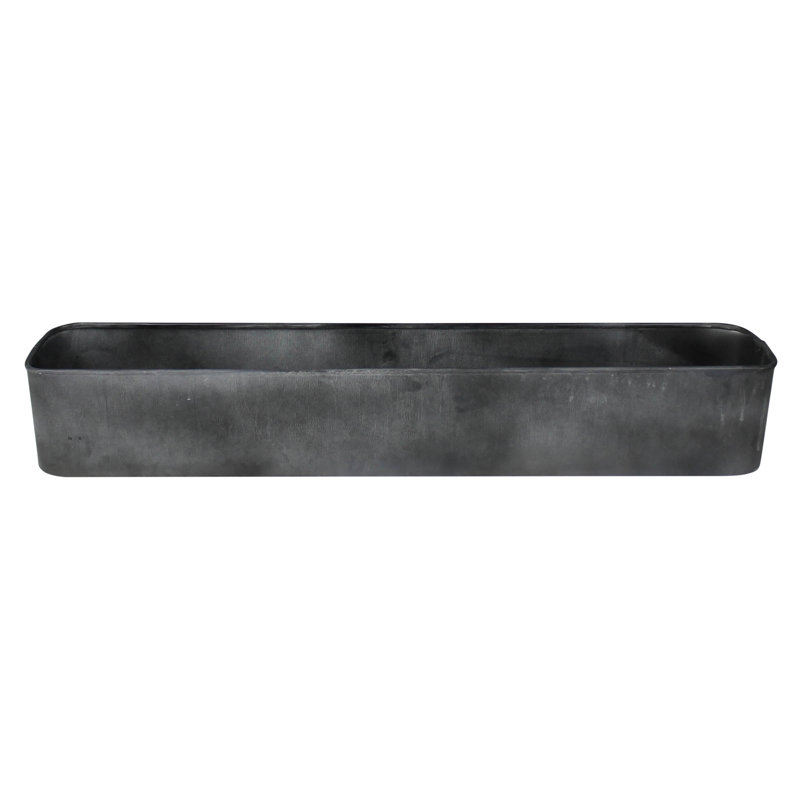 Rafferty Metal Planter Box, 5" H x 26" W x 4.5" D