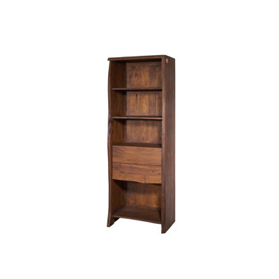 204cm H x 71cm W Solid Wood Standard Bookcase