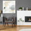 Art mural en verre Wrought Studio ™ «White Noise» par Suzanne Nicoll-1029867130