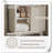 Solid Wood Freestanding Bathroom Cabinet