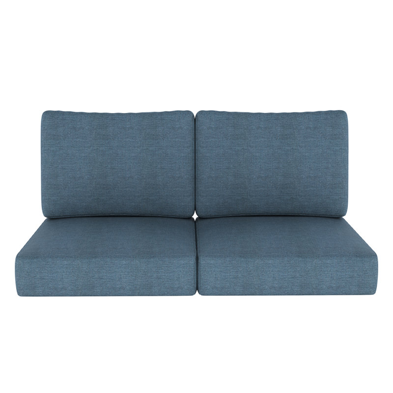 Coussin de siège / dossier Sunbrella®, Spectre denim Sunbrella®