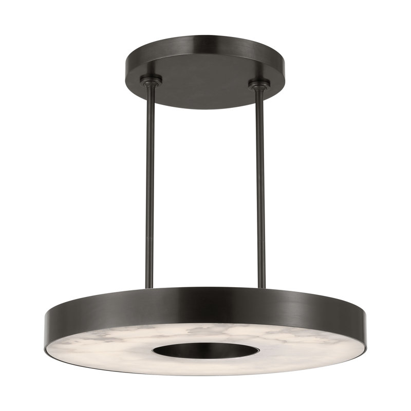 Wyllis LED Chandelier, Bronze, 2.5" H x 24" W x 24" D