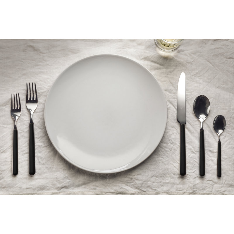 Fantasia Flatware Set - 24 Pieces - Vicuna, Nero