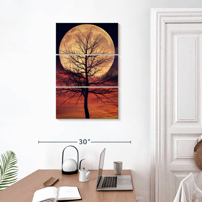 Oberle Mystic Moonlit Tree, 32" H x 20" W