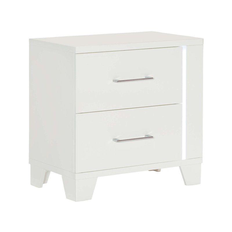 Table de chevet moderne ultrabrillante 1pc