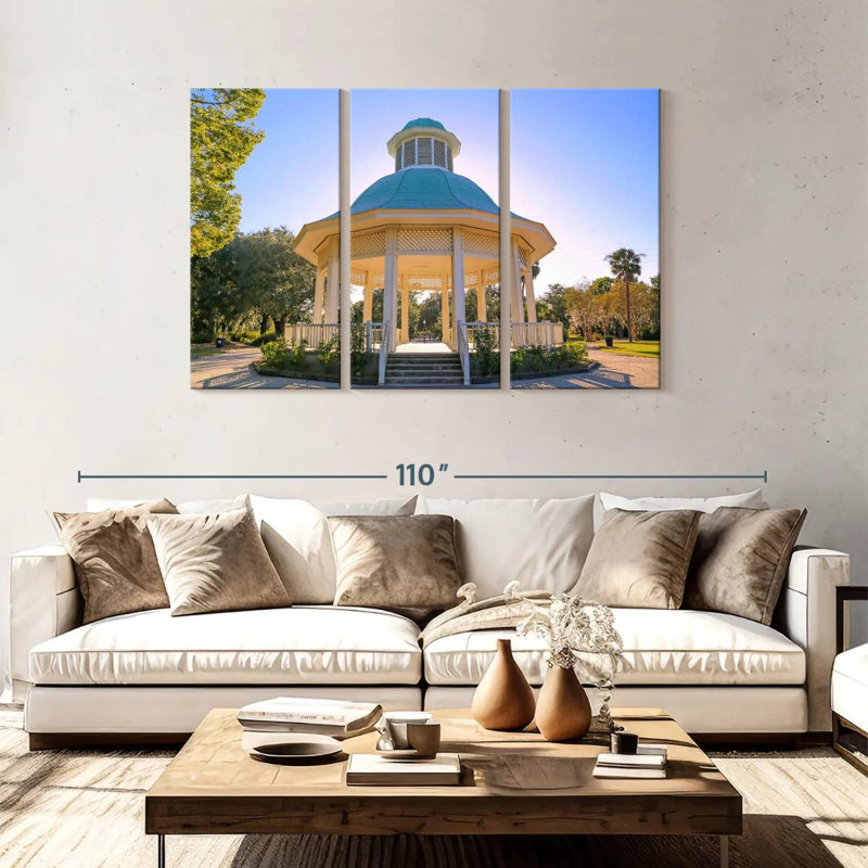 Hampton Park Gazebo, 48" H x 74" W