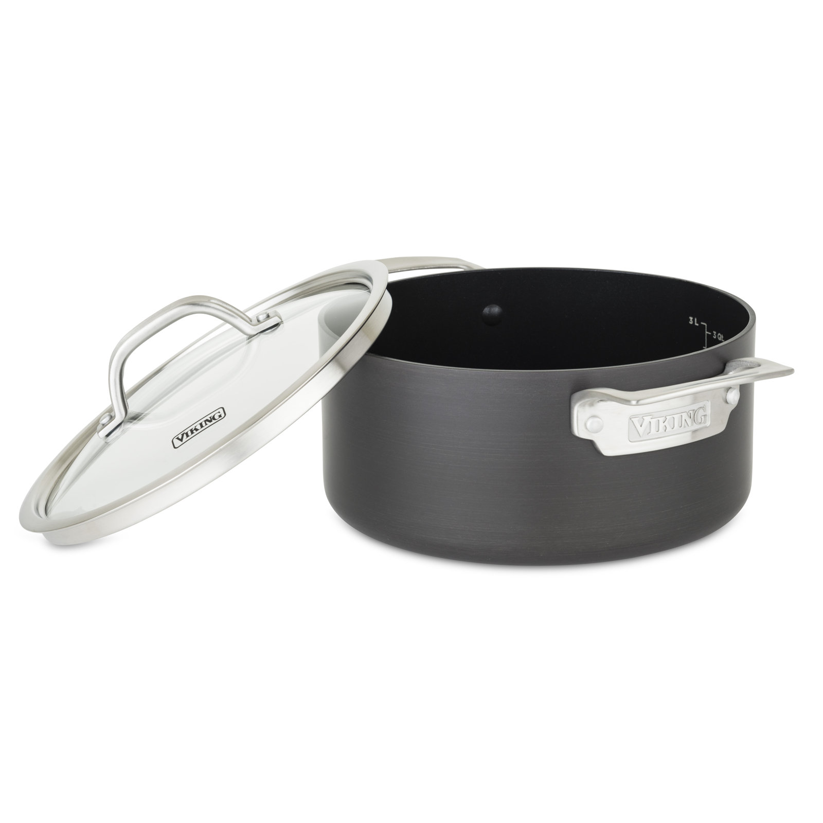Viking Hard Anodized Nonstick Stock Pot with Lid, 4 Qt.