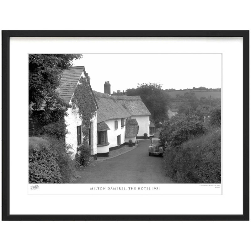Milton Damerel, The Hotel 1951 by Francis Frith - Single Picture Frame Print, 40cm H x 50cm W x 2.3cm D