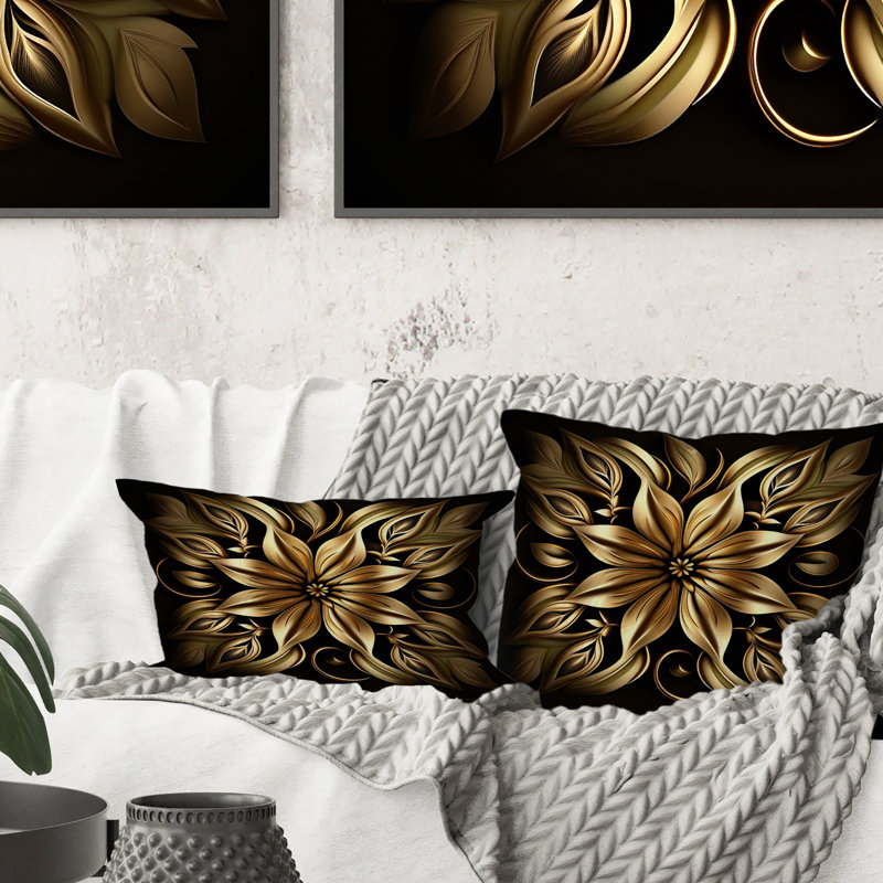 Coussin Golden Lily