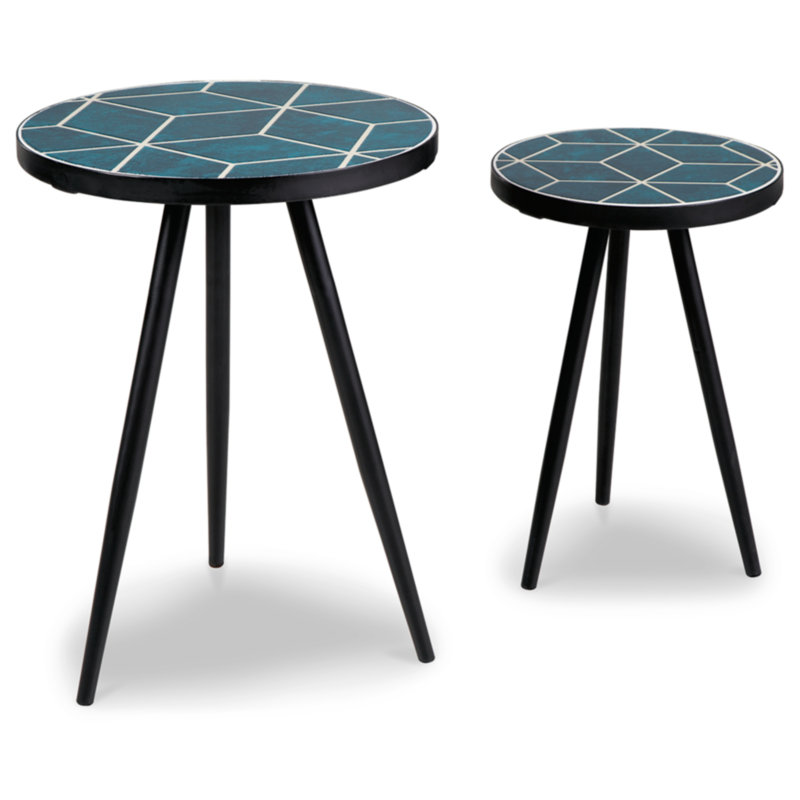Ensemble de tables basses 3 pièces Toshiaki
