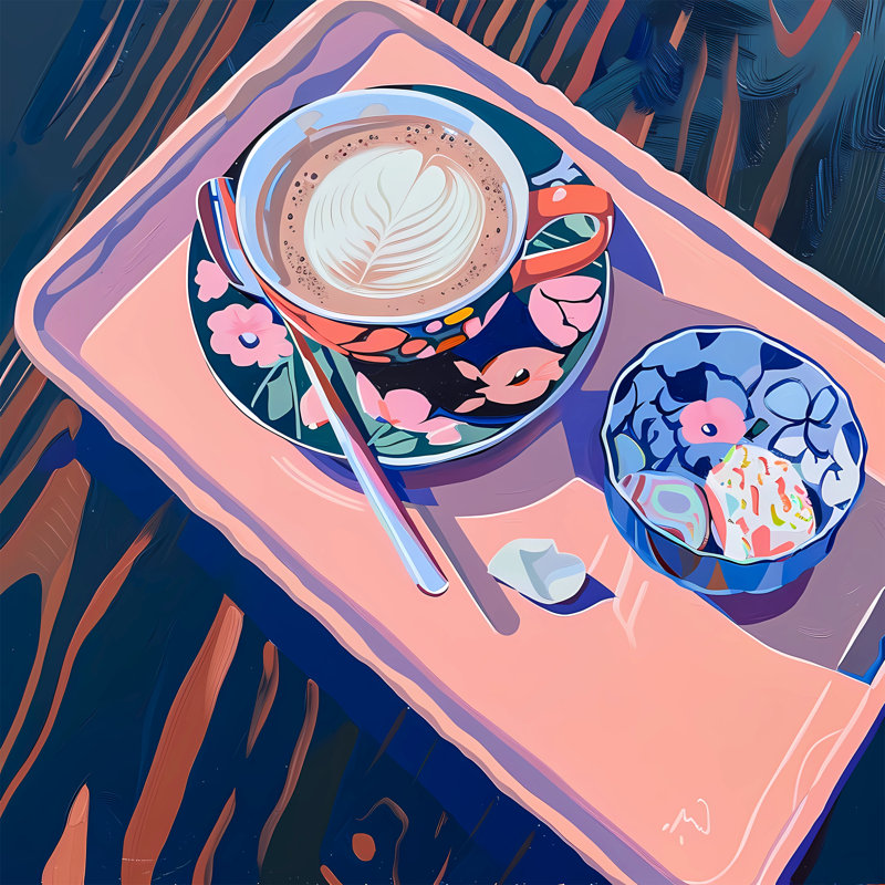 Tenika Sushi Me I by Walker Noble - Wrapped Canvas Print, 30 cm H x 30 cm W