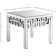 Luong Mirrored Glass Top End Table