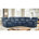 Blue Genuine Leather